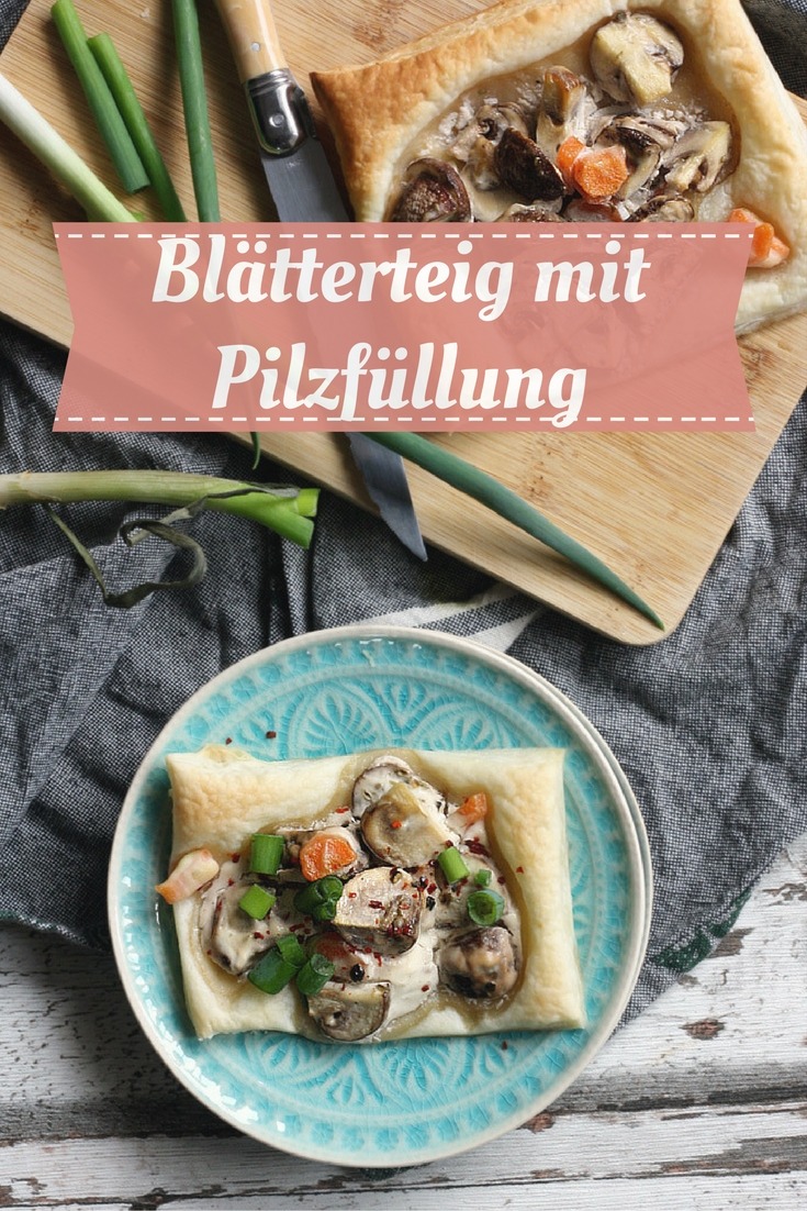 Rezept Blätterteig Fingerfood Snacks Pilze - naschenmitdererdbeerqueen.de