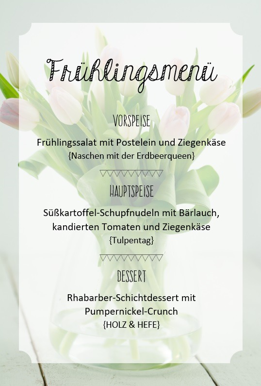 Salat mit Ziegenkäse und Postelein Frühlingssalat