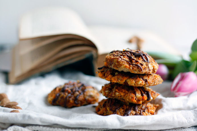 bananenkekse ohne mehl, süßkartoffel-kekse ohne mehl, glutenfrei, ohne industriezucker, Design ideen