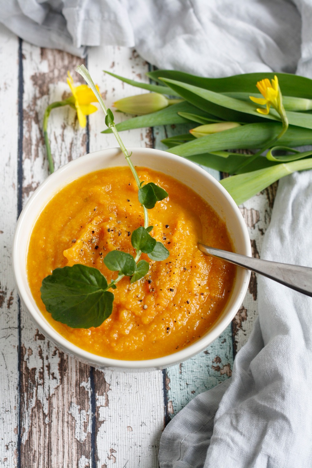 Karottensuppe mit Curry - ein Hoch auf die Karotte ...