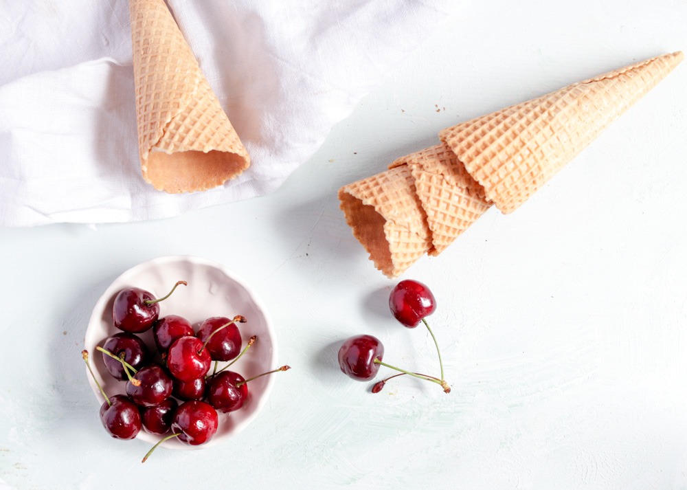 Rezept Kirscheis selber machen mit Eismaschine und ohne